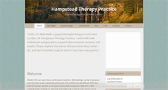 Desktop Screenshot of hampsteadtherapypractice.com